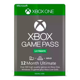 Xbox Game Pass Ultimate 12 Meses Xbox One Series X S Anual