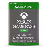 Xbox Game Pass Ultimate 12 Meses Xbox One Series X S Anual