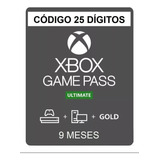 Xbox Game Pass Ultimate 9 Meses Código 25 Dígitos