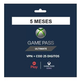 Xbox Game Pass Ultimate Assinatura 5 Meses Código Descrição