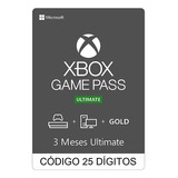Xbox Game Pass Ultimate Código 3 Meses Gpu 3 Meses Brasil