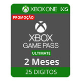 Xbox Gamepass Ultimate 2 Meses - 25 Dígitos