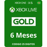 Xbox Live Gold 6 Meses - 25 Dígitos (console)