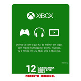 Xbox Live Gold Brasil Br Cartão 12 Meses Codigo 25 Digitos