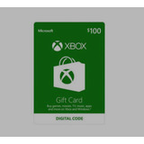 Xbox Live Gold Cartão Presente Br R$ 100 Reais