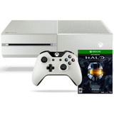 Xbox One 500gb Versão Halo Edição Limitada Vitrine Cor Branco