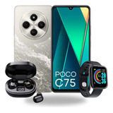 Xiaomi Poco C75 8/256gb Dourado Lacrado 2025 + Brindes