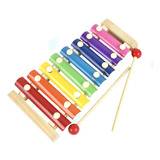 Xilofone Infantil Com 8 Tons Musical 00971 Shiny Toys Cor Colorido