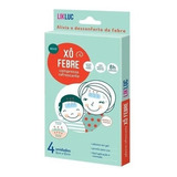 Xo Febre Compressas Refrescantes Para Febre Likluc C/ 4 Uni Cor Branco
