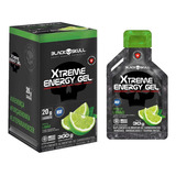 Xtreme Energy Gel Display C/ 10 Uni - 30g - Black Skull Sabor Limão