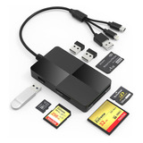 Y Leitor De Adaptador Memory Stick Pro Duo 8 Em 1