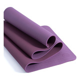 Yogateria Tapete Mat Yoga Tpe 100% Eco 6mm P/ Pilates Cor Ameixa/ Ameixa-claro