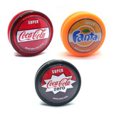 Yoyo ( Ioio, Yo-yo) Profissional Coca Cola, Fanta Kit Com 3