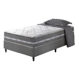 Zidi Miami Cinza Solteiro 2.03 M 96 Cm Não
