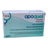 Zoetis Apoquel 3,6mg Apoquel Para Cão De 3kg A 8kg